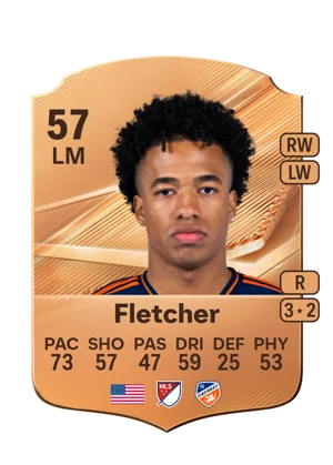 Fletcher - 57 - Rare EA FC 27 card