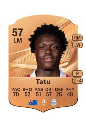 Tatu - 57 - Rare EA FC 27 card