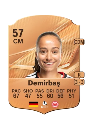 Demirbaş - 57 - Rare EA FC 27 card