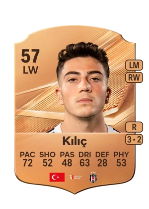 Kılıç - 57 - Rare EA FC 27 card
