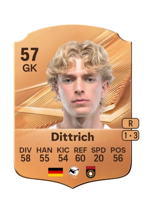 Dittrich - 57 - Rare EA FC 27 card