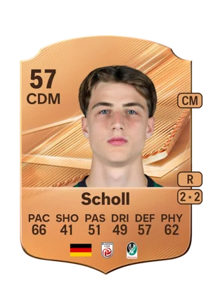 Scholl - 57 - Rare EA FC 27 card