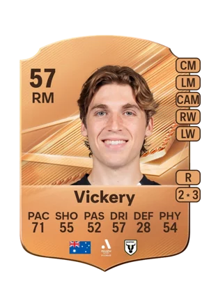 Vickery - 57 - Rare EA FC 27 card