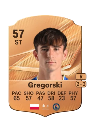Gregorski - 57 - Rare EA FC 27 card