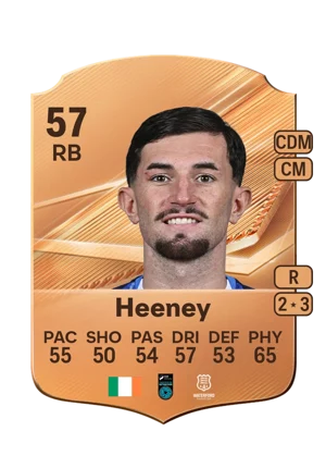 Heeney - 57 - Rare EA FC 27 card