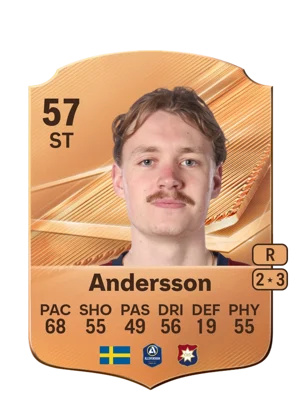 Andersson - 57 - Rare EA FC 27 card
