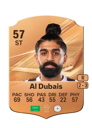 Al Dubais - 57 - Rare EA FC 27 card