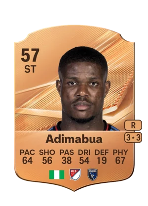 Adimabua - 57 - Rare EA FC 27 card