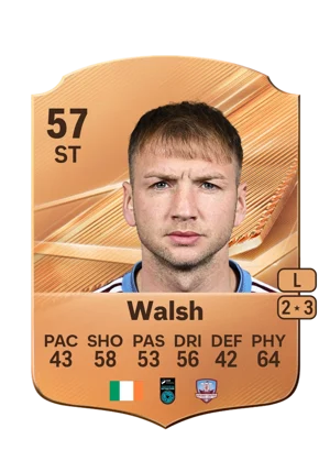 Walsh - 57 - Rare EA FC 27 card