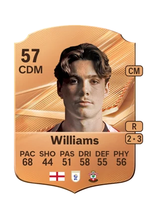 Williams - 57 - Rare EA FC 27 card