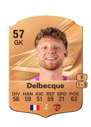 Delbecque - 57 - Rare EA FC 27 card