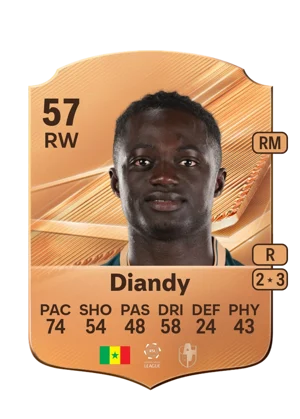 Diandy - 57 - Rare EA FC 27 card