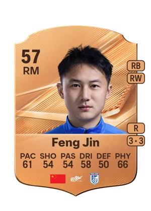 Feng Jin - 57 - Rare EA FC 27 card