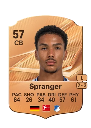 Spranger - 57 - Rare EA FC 27 card