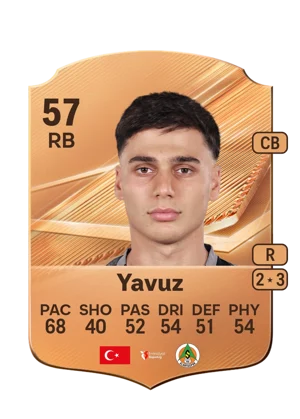 Yavuz - 57 - Rare EA FC 27 card