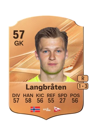 Langbråten - 57 - Rare EA FC 27 card