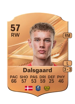 Dalsgaard - 57 - Rare EA FC 27 card