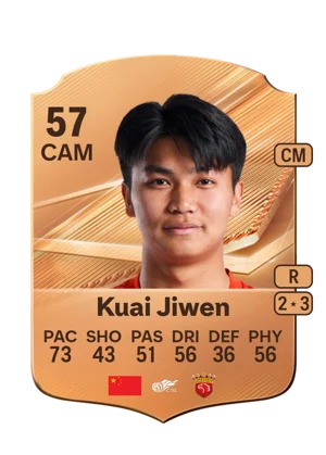Kuai Jiwen - 57 - Rare EA FC 27 card