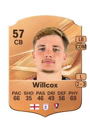 Willcox - 57 - Rare EA FC 27 card