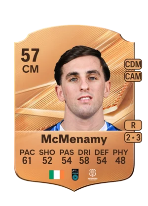 McMenamy - 57 - Rare EA FC 27 card