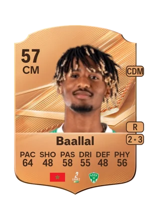 Baallal - 57 - Rare EA FC 27 card
