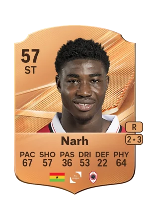 Narh - 57 - Rare EA FC 27 card