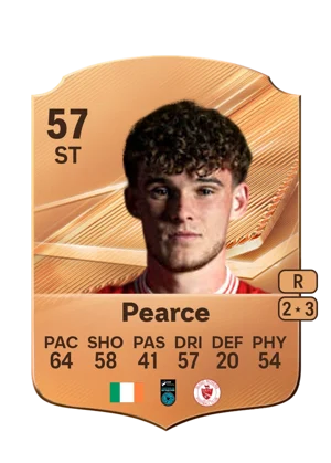 Pearce - 57 - Rare EA FC 27 card
