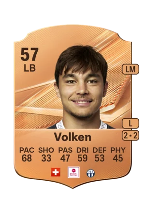 Volken - 57 - Rare EA FC 27 card