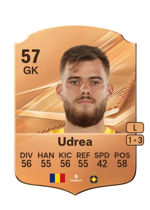 Udrea - 57 - Rare EA FC 27 card