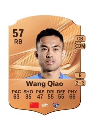 Wang Qiao - 57 - Rare EA FC 27 card