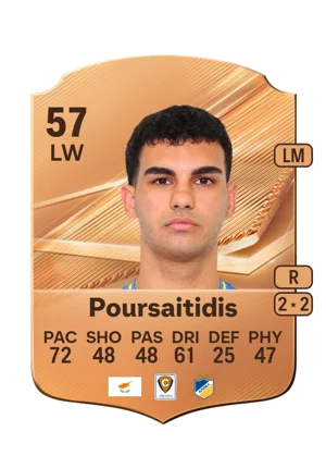 Poursaitidis - 57 - Rare EA FC 27 card