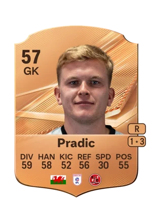 Pradic - 57 - Rare EA FC 27 card