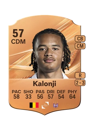 Kalonji - 57 - Rare EA FC 27 card