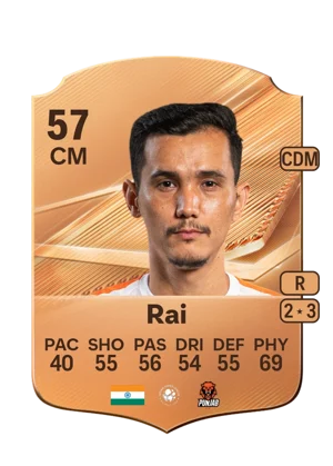 Rai - 57 - Rare EA FC 27 card