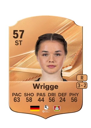 Wrigge - 57 - Rare EA FC 27 card