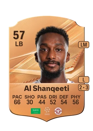 Al Shanqeeti - 57 - Rare EA FC 27 card