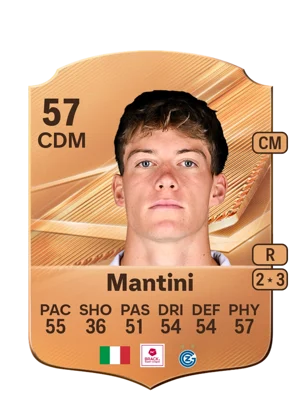 Mantini - 57 - Rare EA FC 27 card