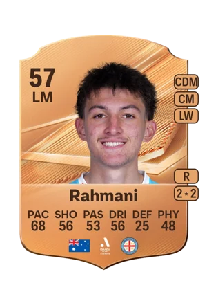 Rahmani - 57 - Rare EA FC 27 card