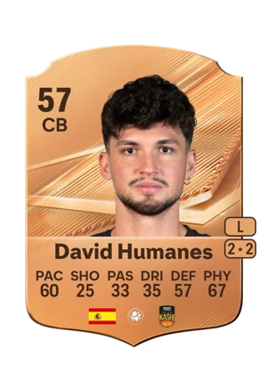 David Humanes - 57 - Rare EA FC 27 card