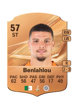Benlahlou - 57 - Rare EA FC 27 card