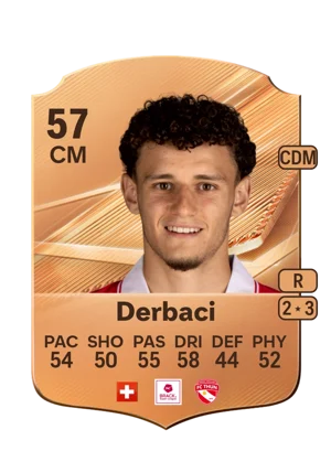Derbaci - 57 - Rare EA FC 27 card