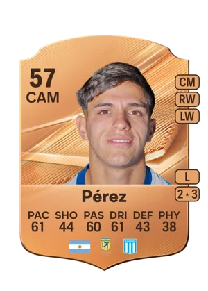 Pérez - 57 - Rare EA FC 27 card
