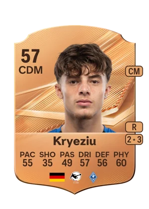 Kryeziu - 57 - Rare EA FC 27 card