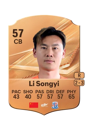 Li Songyi - 57 - Rare EA FC 27 card