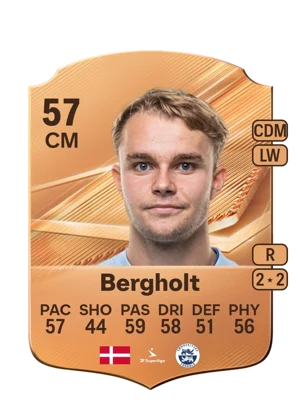 Bergholt - 57 - Rare EA FC 27 card