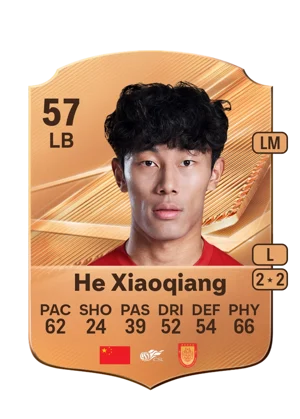 He Xiaoqiang - 57 - Rare EA FC 27 card