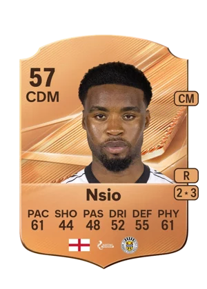 Nsio - 57 - Rare EA FC 27 card