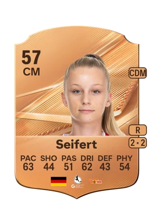 Seifert - 57 - Rare EA FC 27 card