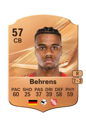 Behrens - 57 - Rare EA FC 27 card