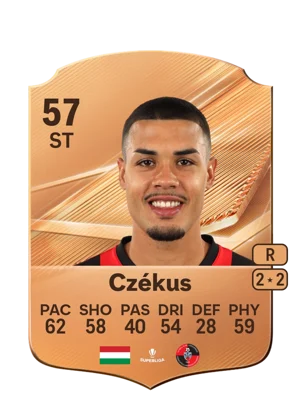 Czékus - 57 - Rare EA FC 27 card